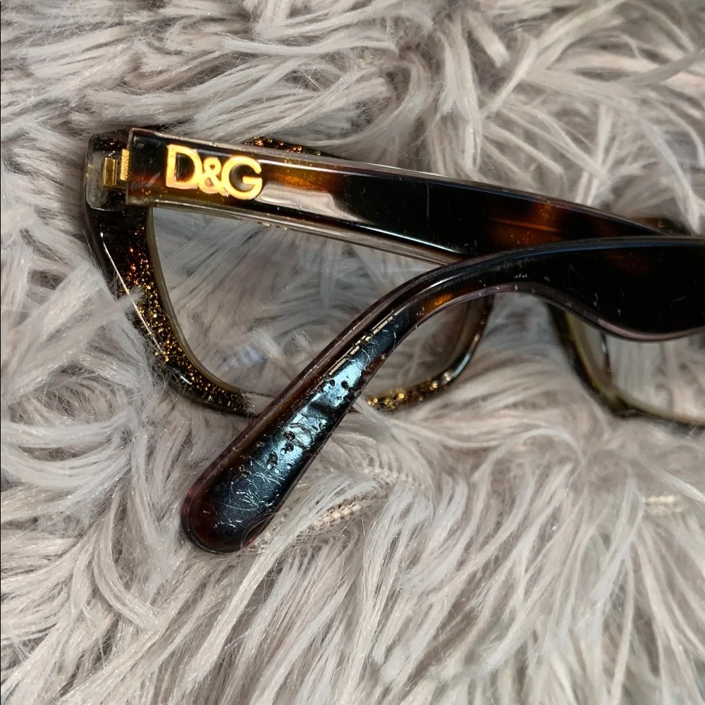 🌹VINTAGE D&G Dolce & Gabanna • Signature Women's Tortoiseshell RX  Glasses